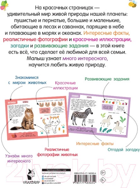 Изображение товара Энциклопедия АСТ Главная книга о животных (Дмитриева В.)