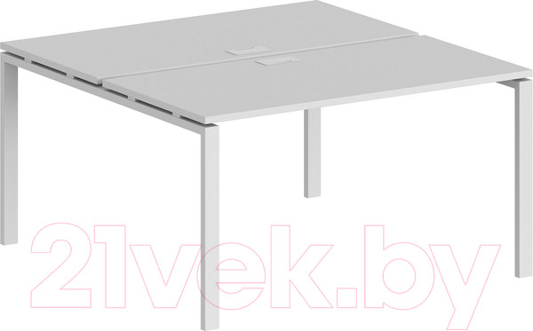 Изображение товара Комплект письменных столов Norden 160x143.8x75 / SG.246.WH.63.WH (белый)