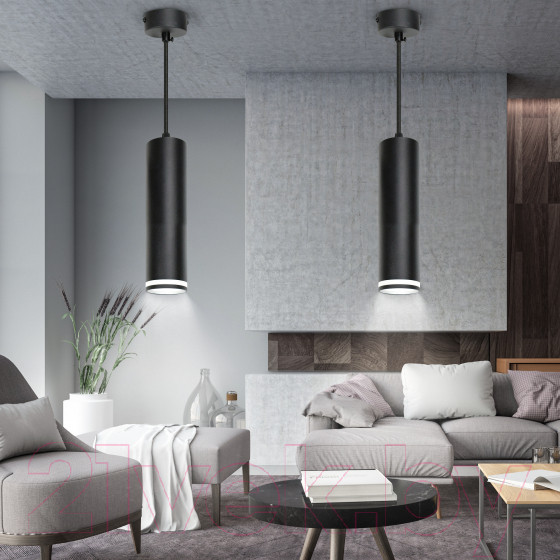 Изображение товара Потолочный светильник ЭРА PL16 BK / Б0055574