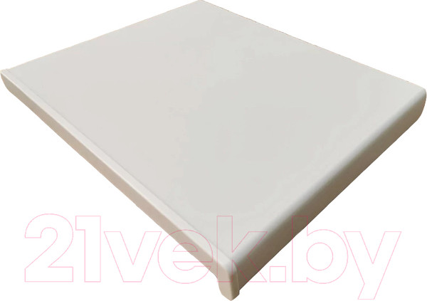 Изображение товара Подоконник Renolit ПВХ Сатин с заглушкой 450x650 (белый)