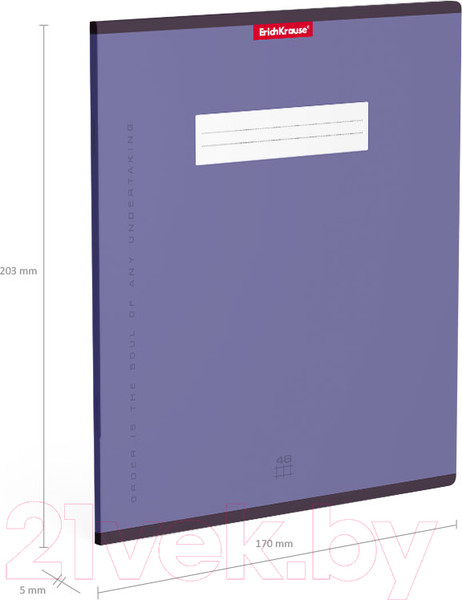 Изображение товара Тетрадь Erich Krause Unicolor Bright / 54237 (48л)