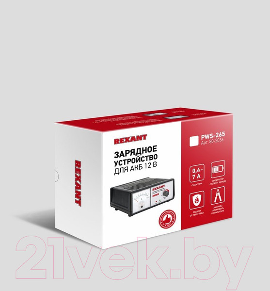 Изображение товара Зарядное устройство для аккумулятора Rexant 80-2036