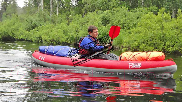 Изображение товара Байдарка Вольный ветер Т-34 / 11028 (серый)