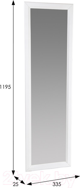 Изображение товара Зеркало Мебелик Селена (белый)