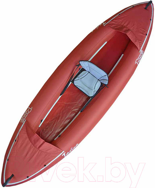 Изображение товара Байдарка Вольный ветер Тайга 340 с плёночными баллонами / 11014 (красный)