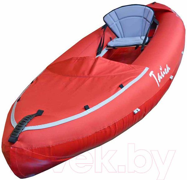 Изображение товара Байдарка Вольный ветер Тайга 340 с плёночными баллонами / 11014 (красный)