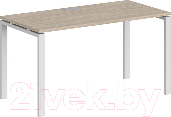 Изображение товара Письменный стол Norden 120x70x75 / SG.204.OL.63.WH (дуб светлый/белый)