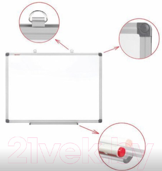 Изображение товара Магнитно-маркерная доска Brauberg Extra / 237553