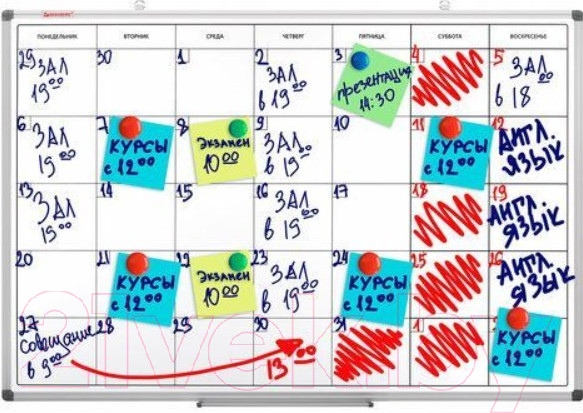 Изображение товара Магнитно-маркерная доска Brauberg Extra / 237564 (60x90см)