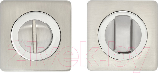 Изображение товара Фиксатор дверной защелки Vettore BK 0605 SN/CP (сатин/хром)