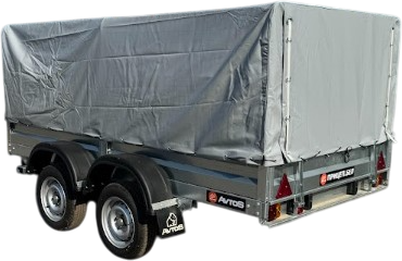 Изображение товара Прицеп для автомобиля Avtos A30P2B (3000x1500x300, R13, ресс. AL-KO, тент 800мм, 2ос)