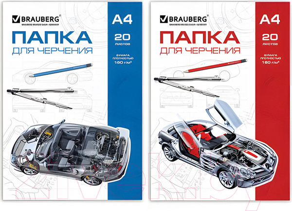 Изображение товара Папка для черчения Brauberg 125235