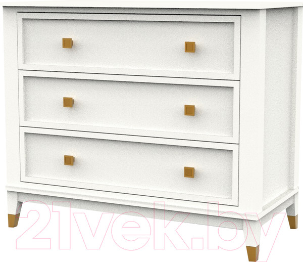 Изображение товара Комод Молодечномебель Nevada B3 / ВМФ-1927 (дуб оксфорд)