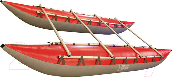 Изображение товара Катамаран Вольный ветер Валдай-2 / 13001 (красный)