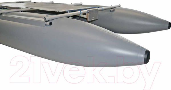 Изображение товара Катамаран Вольный ветер Ямал-470 с палубой / 13027 (серый)