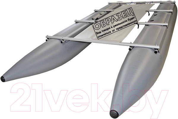 Изображение товара Катамаран Вольный ветер Ямал-470 с палубой / 13027 (оранжевый)