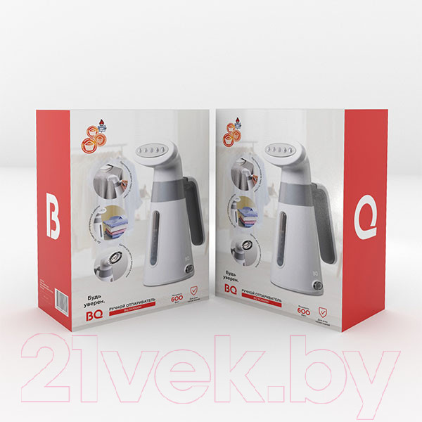 Изображение товара Отпариватель BQ SG1000H (белый/серый)