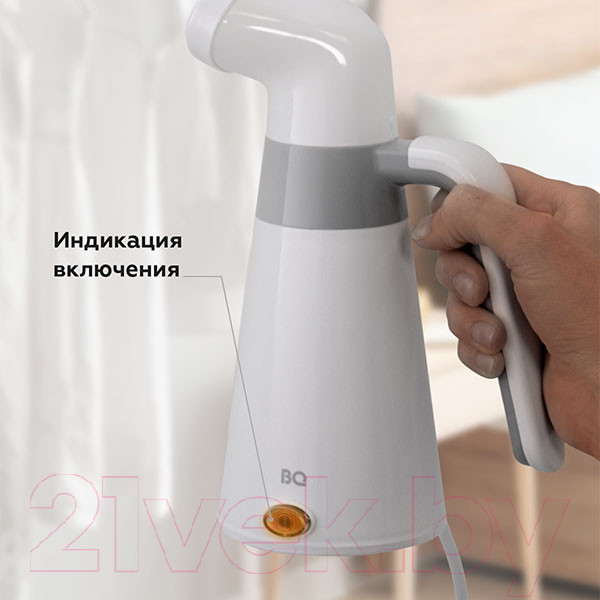 Изображение товара Отпариватель BQ SG1000H (белый/серый)