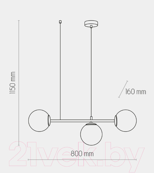 Изображение товара Потолочный светильник TK Lighting TKP6218