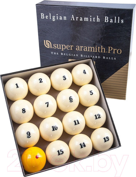 Изображение товара Набор бильярдных шаров Aramith Super Aramith Pro Tournament / 70.174.67.0
