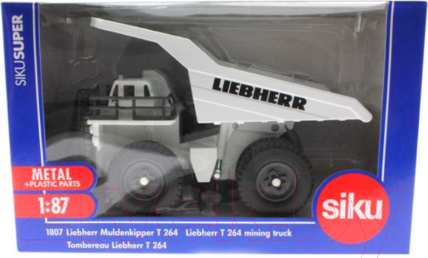 Изображение товара Самосвал игрушечный Siku Liebherr T 264 / 1807