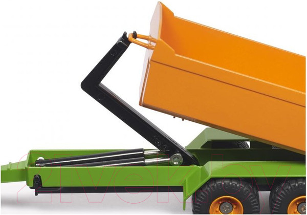 Изображение товара Трактор игрушечный Siku Fendt с крюковым прицепом-кузовом / 1989