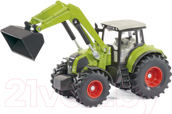 Изображение товара Трактор игрушечный Siku Claas Axion 850 с погрузчиком и самосвалом / 1949