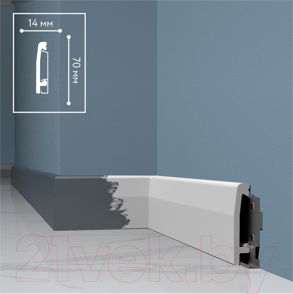 Изображение товара Плинтус SOLID UHD 03/70 (2м)