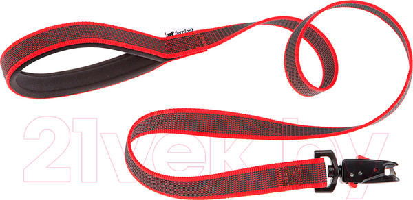 Изображение товара Поводок Ferplast Daytona Gummy Matic G25/120 / 77180217 (красный)