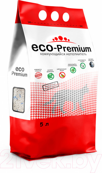 Изображение товара Наполнитель для туалета Eco-Premium Blue (5л/1.9кг)