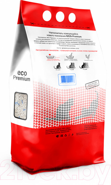 Изображение товара Наполнитель для туалета Eco-Premium Blue (5л/1.9кг)