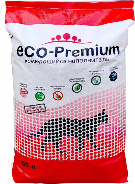 Изображение товара Наполнитель для туалета Eco-Premium Blue (55л/20.2кг)