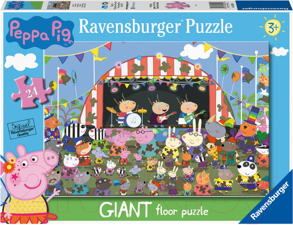 Изображение товара Пазл Ravensburger Свинка Пеппа Гигантский / R03022 (24эл)