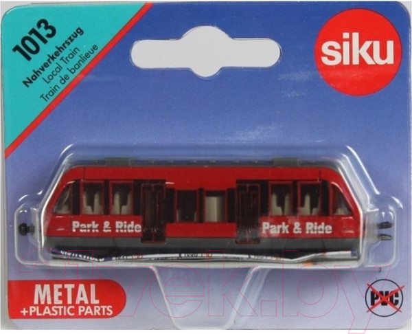 Изображение товара Поезд игрушечный Siku Пригородный 1013