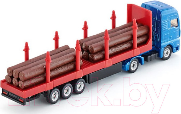 Изображение товара Масштабная модель автомобиля Siku Грузовик MAN для перевозки бревен / 1659 (1:87)