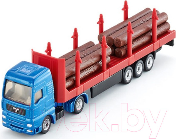 Изображение товара Масштабная модель автомобиля Siku Грузовик MAN для перевозки бревен / 1659 (1:87)