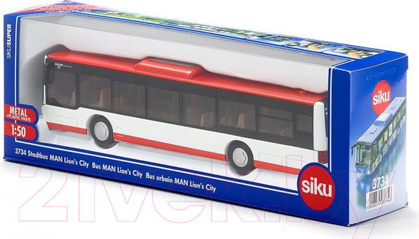 Изображение товара Автобус игрушечный Siku Городской MAN Lions City / 3734 (1:50)