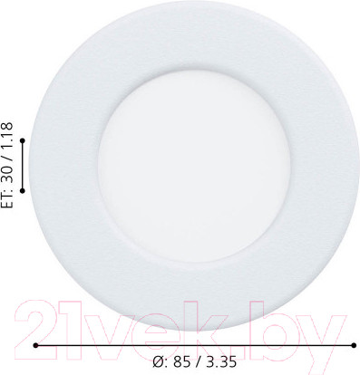 Изображение товара Точечный светильник Eglo Fueva 5 99131