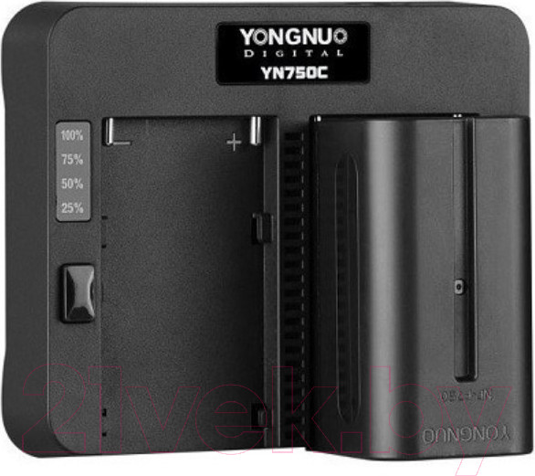 Изображение товара Зарядное устройство для аккумулятора для камеры Yongnuo YN750C для NP-F750/NP-F970