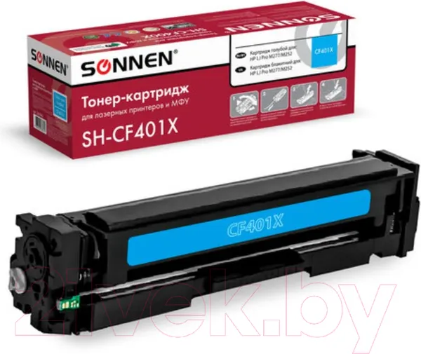 Изображение товара Картридж Sonnen SH-CF401X / 363943 (голубой)