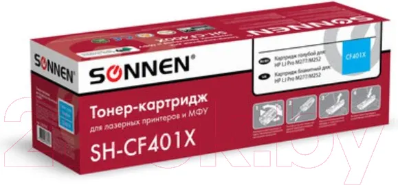 Изображение товара Картридж Sonnen SH-CF401X / 363943 (голубой)