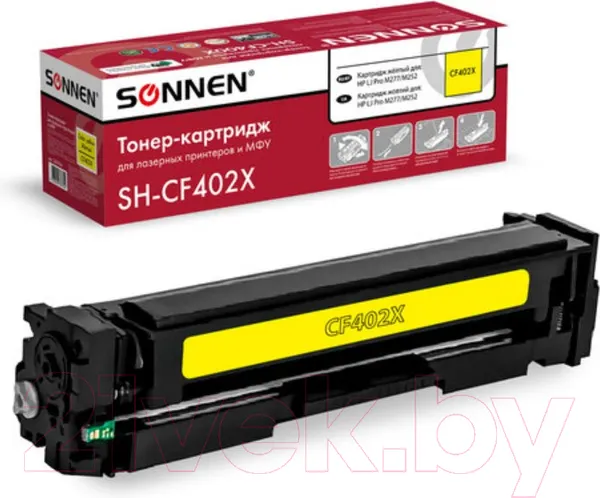 Изображение товара Картридж Sonnen SH-CF402X / 363944 (желтый)