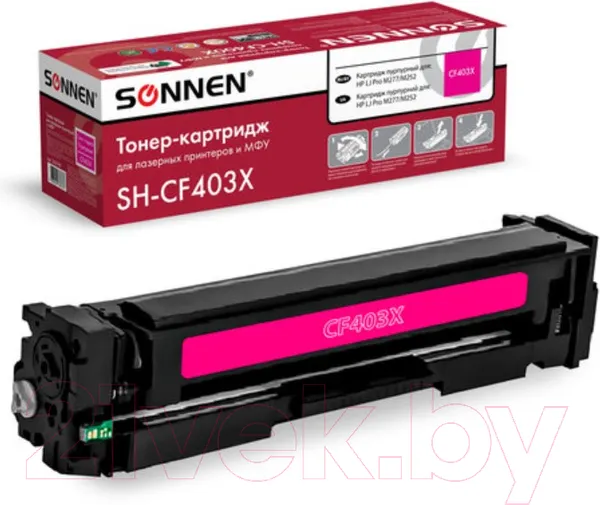Изображение товара Картридж Sonnen SH-CF403X / 363945 (пурпурный)