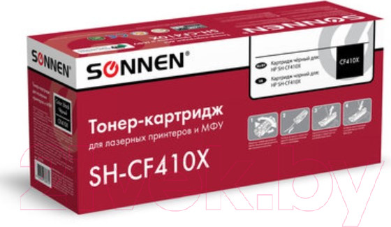 Изображение товара Картридж Sonnen SH-CF410X / 363946 (черный)