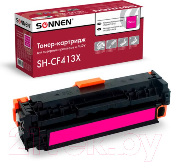 Изображение товара Картридж Sonnen SH-CF413X / 363949 (пурпурный)