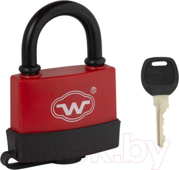 Изображение товара Замок навесной Vettore HG377 Red/Black 3 кл. (красный/черный)