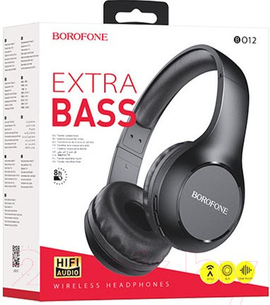 Изображение товара Беспроводные наушники Borofone BO12 (черный)