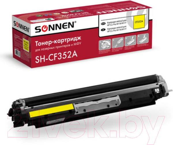 Изображение товара Картридж Sonnen SH-CF352A / 363952 (желтый)