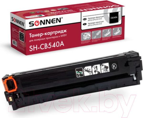 Изображение товара Картридж Sonnen SH-CB540A / 363954 (черный)