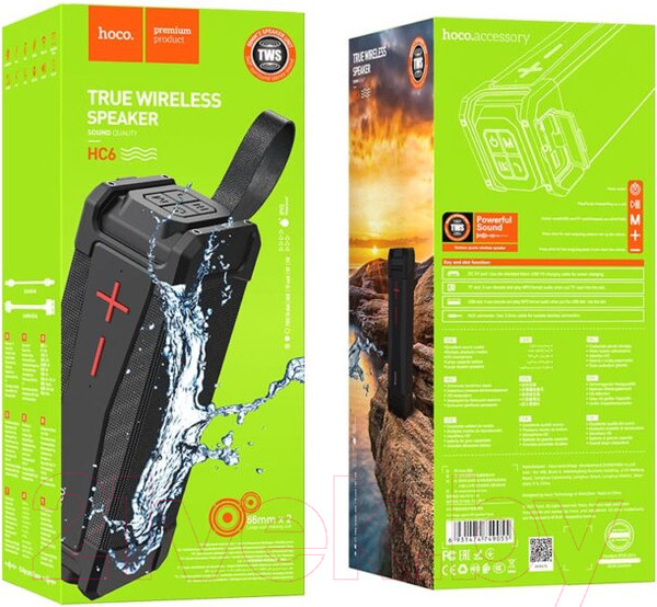 Изображение товара Портативная колонка Hoco HC6 (черный)